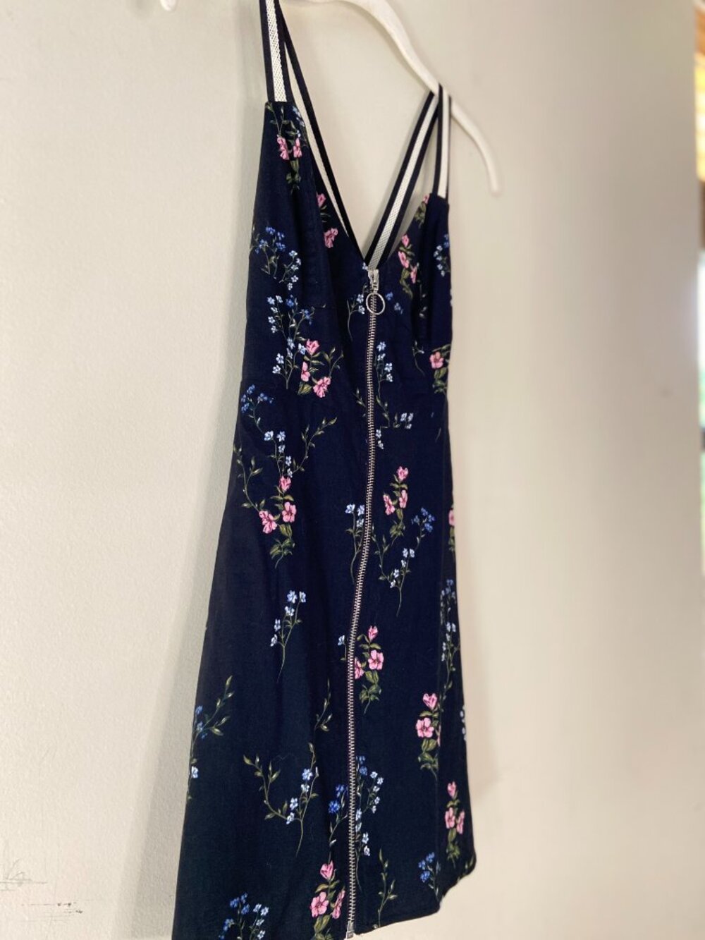 For‎ Love & Lemons Floral Zip Front Mini Dress Size S - Picture 4 of 8